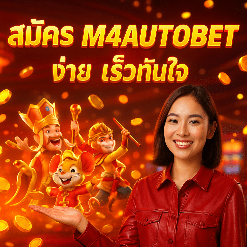 สมัคร M4AUTOBET ง่าย เร็วทันใจ