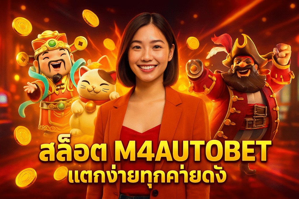 สล็อต M4AUTOBET แตกง่ายทุกค่ายดัง