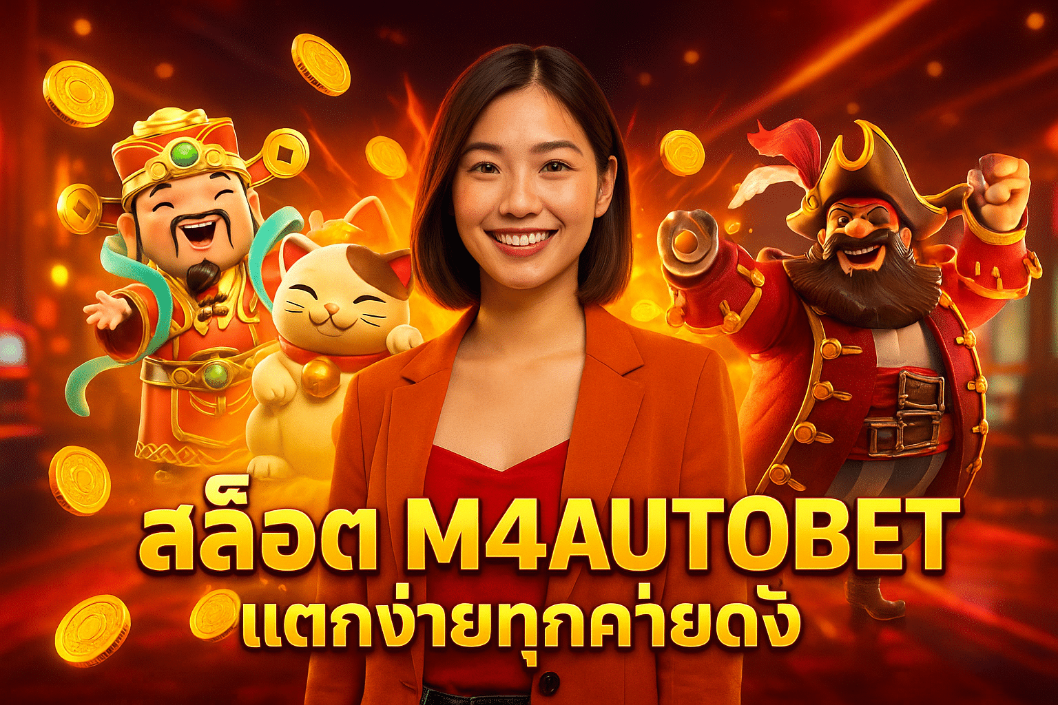 สล็อต M4AUTOBET แตกง่ายทุกค่ายดัง