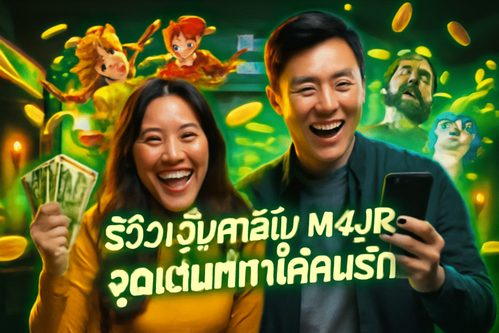 รีวิวเว็บคาสิโน M4JR: จุดเด่นที่ทำให้คนรัก